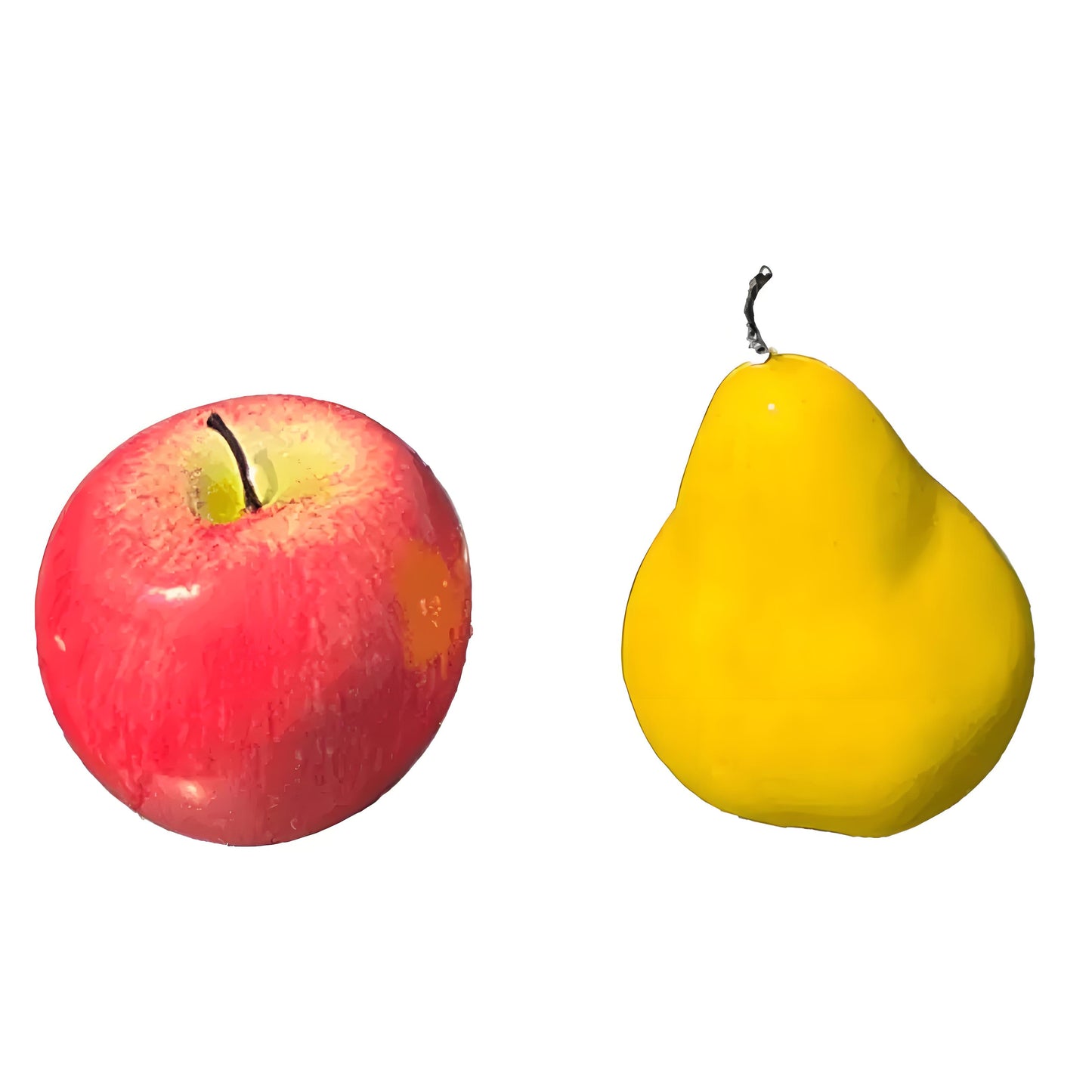 Simulated apple fruit car ornament, car center console safety ornament